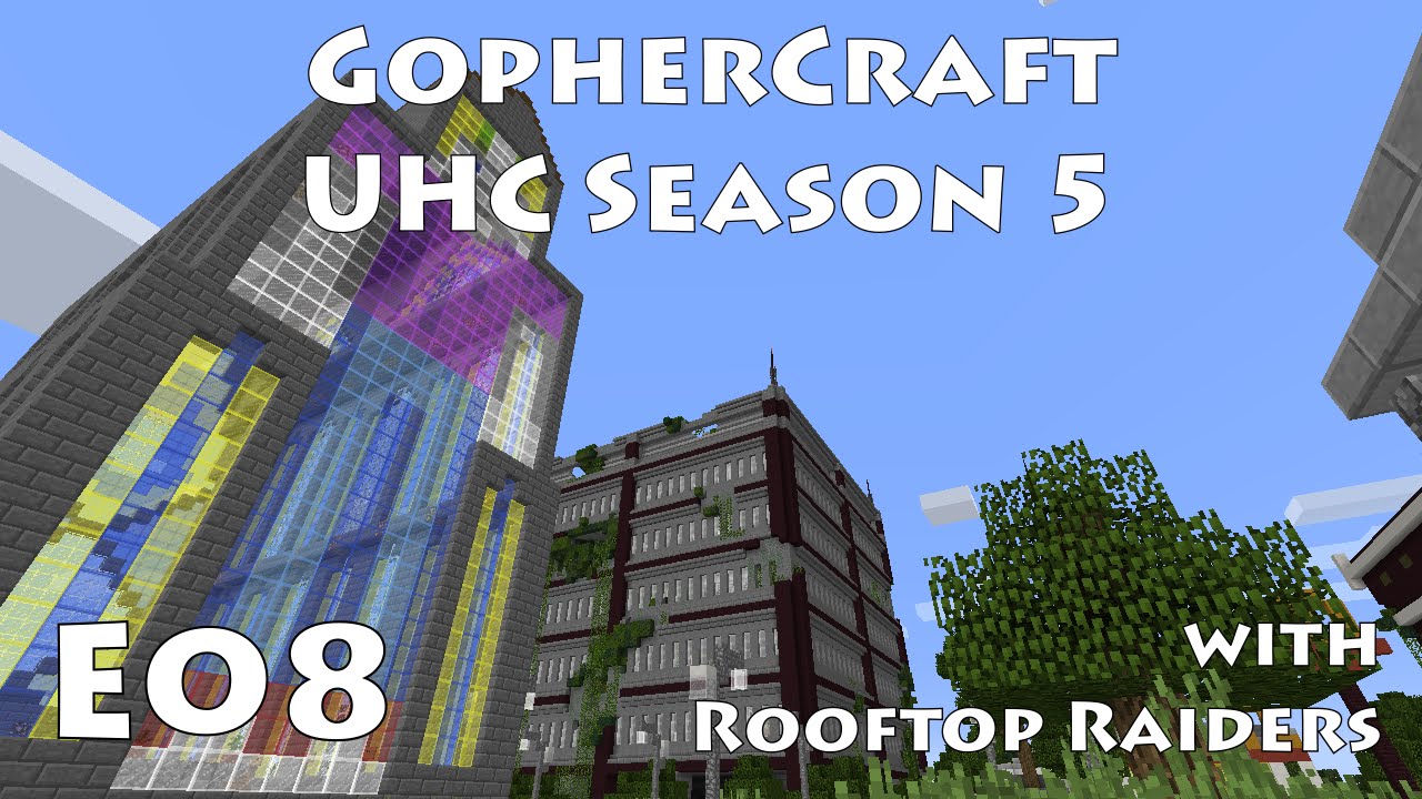 GopherCraft UHC - Rooftop Raiders - Season 5 Episode 8