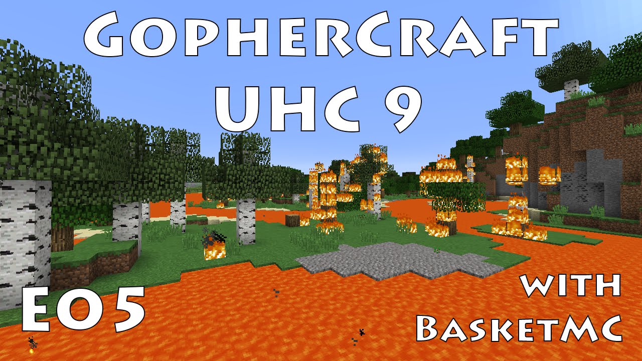 GopherCraft UHC - Scorched Earth - Enchants - Season 9 Episode 5