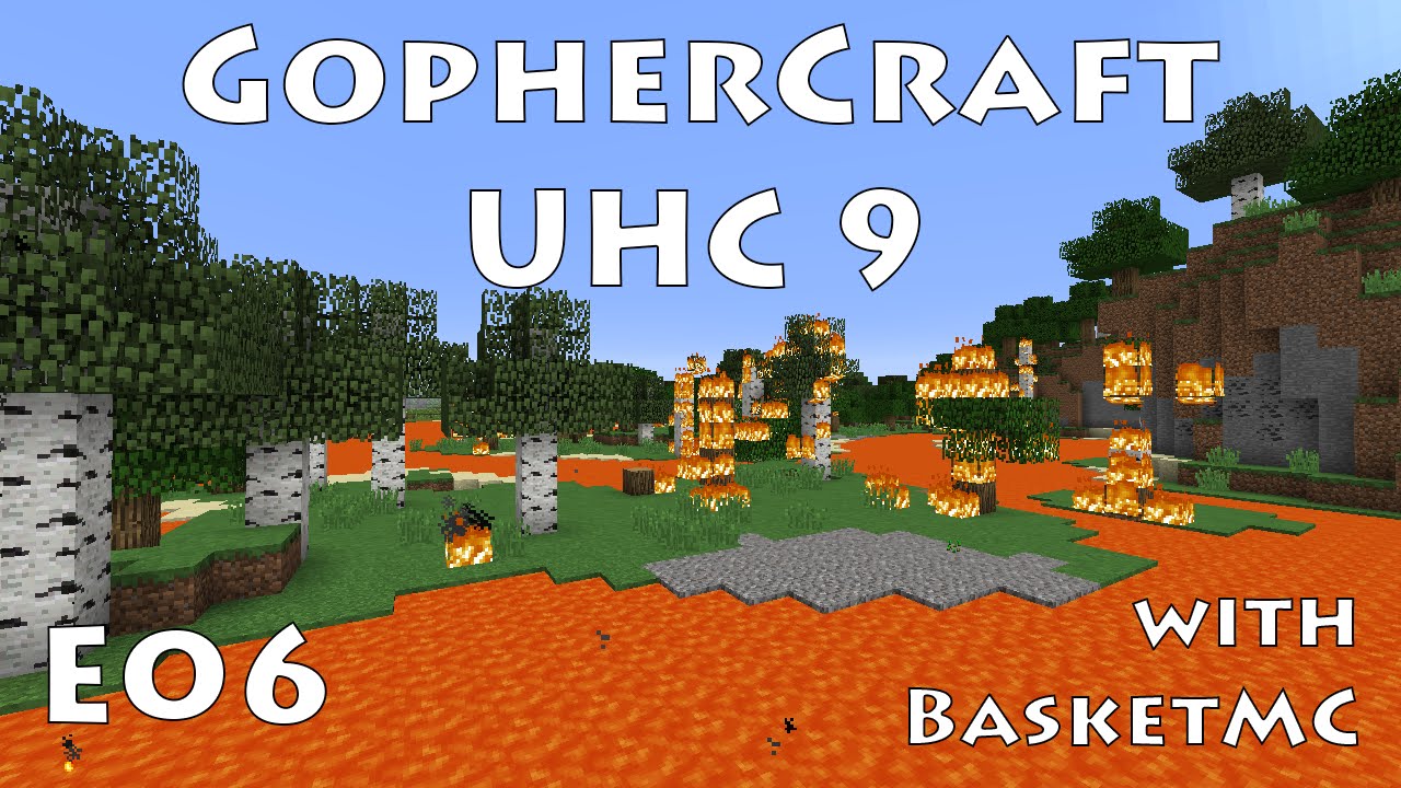 GopherCraft UHC - Scorched Earth - What's in the Nether? - Season 9 Episode 6