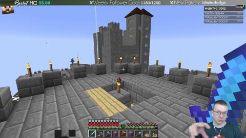 Basket Castle South East Tower - BasketMC Patron Server - Ep 97