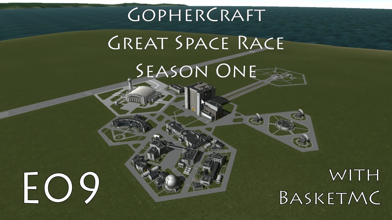 GopherCraft Great Space Race - Kerbal Space Program - Season 1 Episode 9