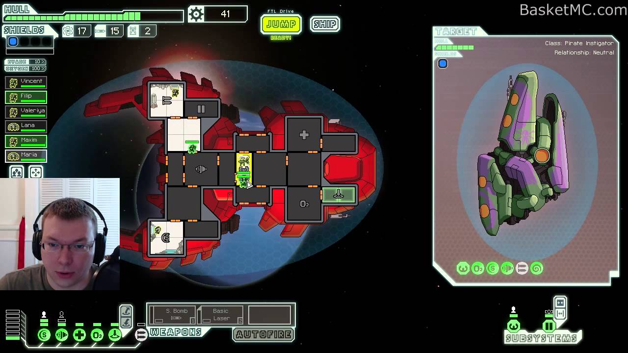 Mantis Cruiser A - Run 2 - Faster Than Light - Part 1