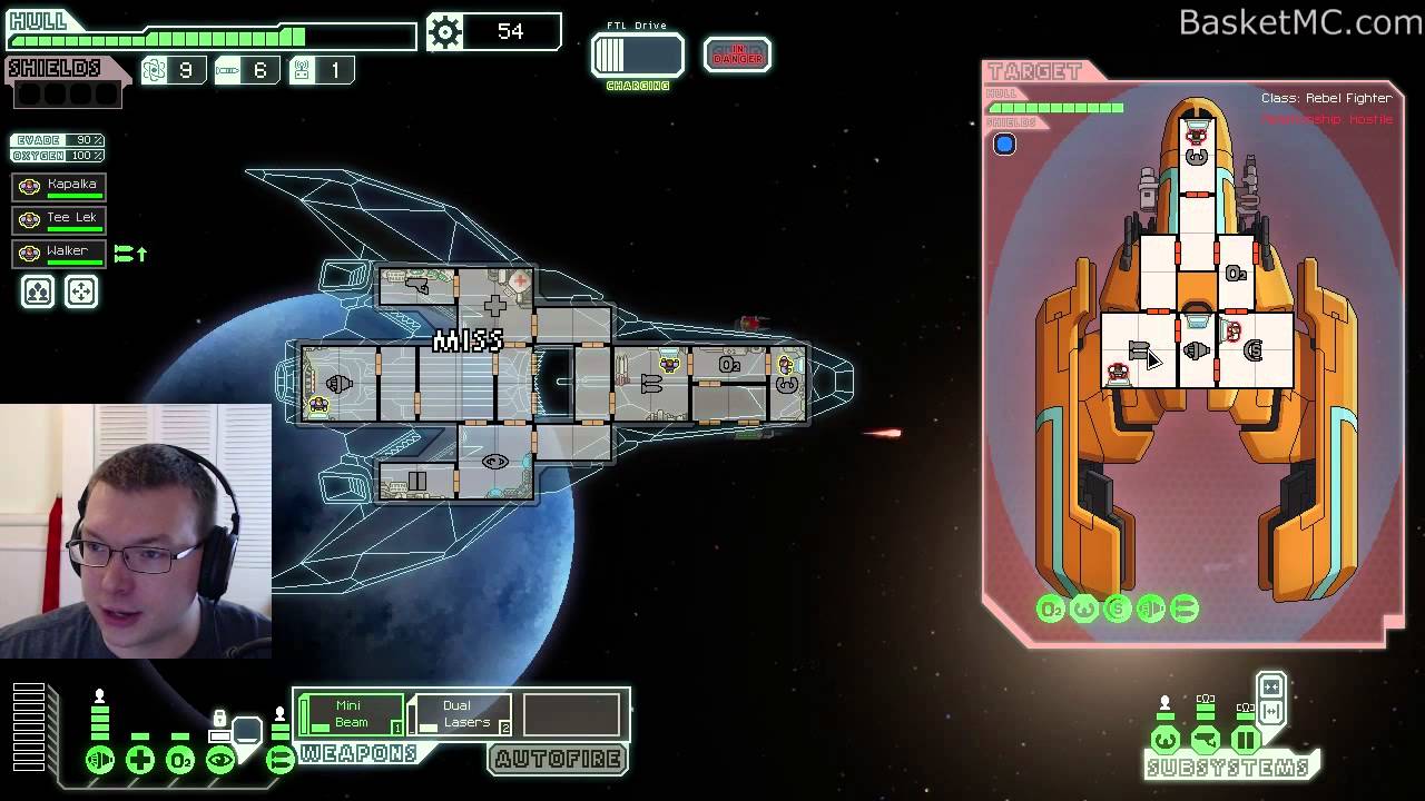 Stealth Cruiser A - Run 6 - Faster Than Light - Part 1