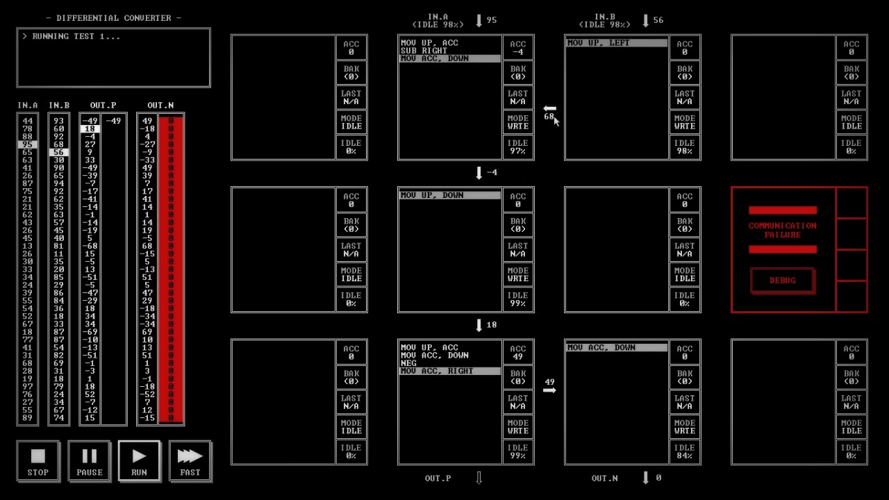 Signal Amplifer - Programming Puzzles - TIS-100 - Ep 1